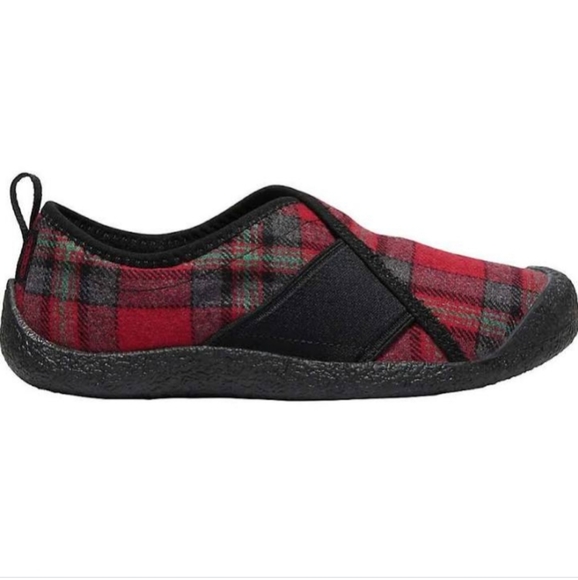 KEEN HOWSER WRAP SLIDE SLIP ON SHOES WOMENS RED - Picture 1 of 6